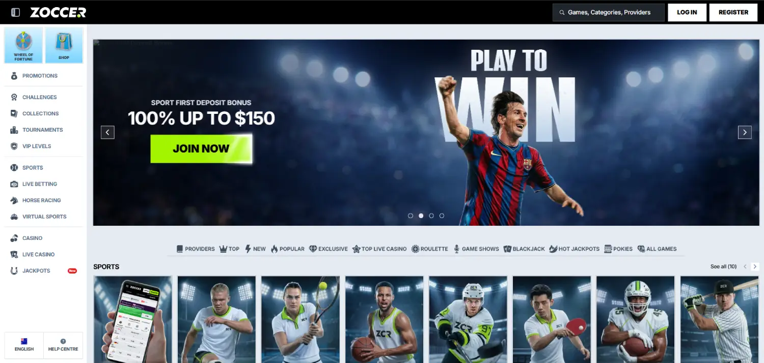 zoccer-main-page